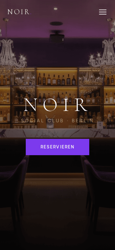 NOIR Social Club – Mobile