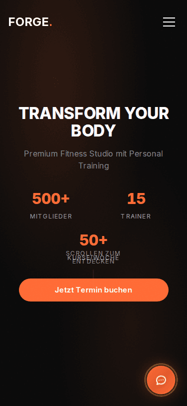 IRONFORGE Fitness – Mobile